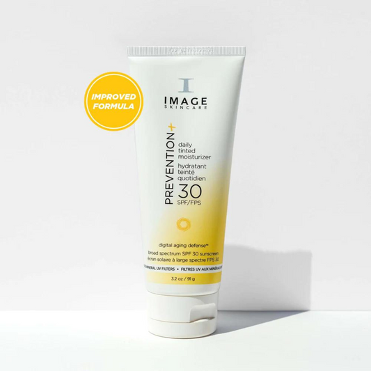 A tinted moisturizer with SPF 30 protection that delivers a hint of color for a healthy-looking glow.